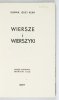 KERN Ludwik Jerzy - Wiersze i wierszyki. Książkę ilustrował Marian Eile.
